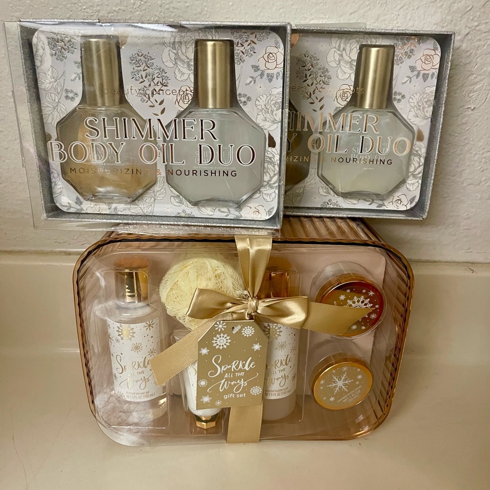 Shimmer Body Oil Duo Gift Set